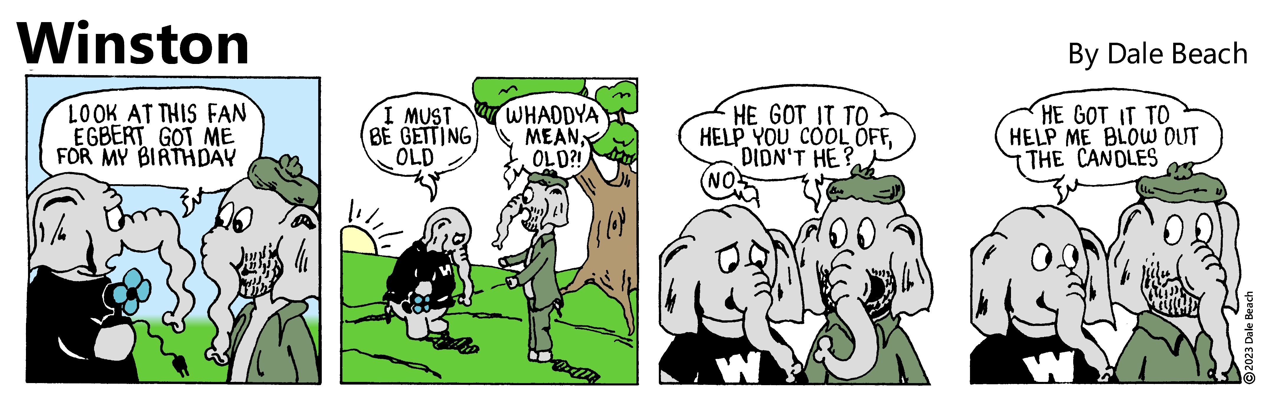 Winston cartoon strip