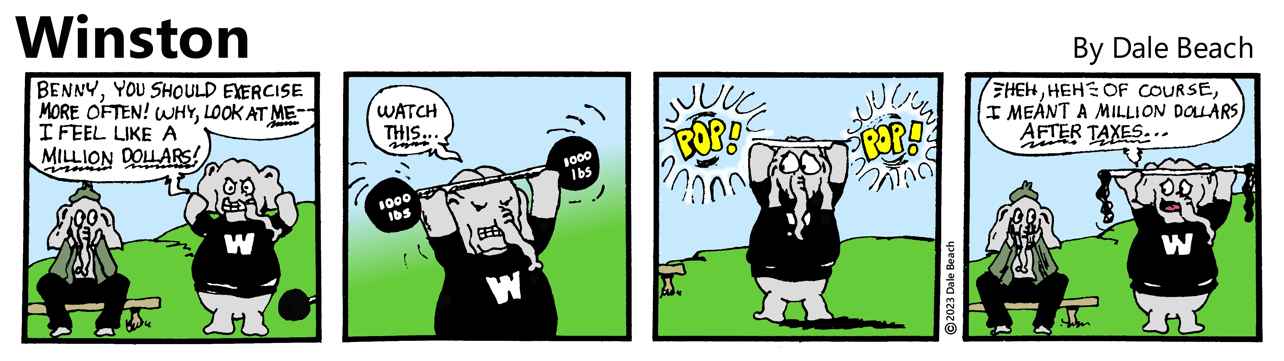 Winston cartoon strip